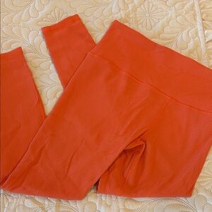 Athletes + Alicia Keys Vibrant Orange Leggings